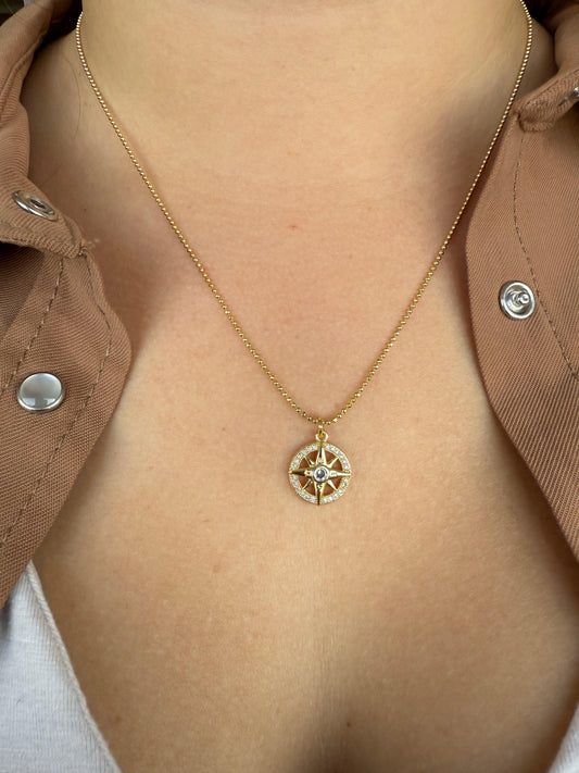 Colgante rosa de los vientos