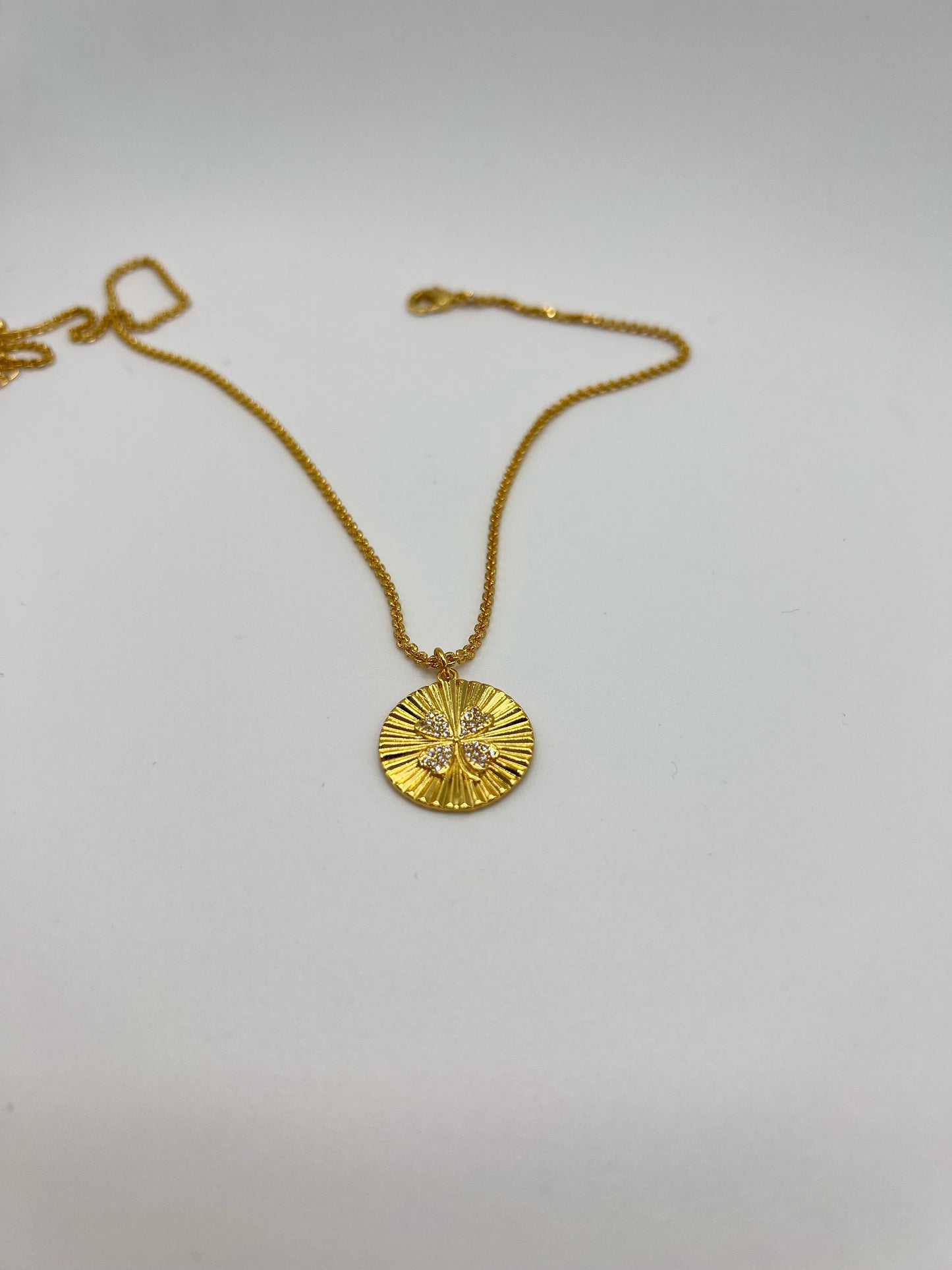 Colgante trébol cuatro hojas