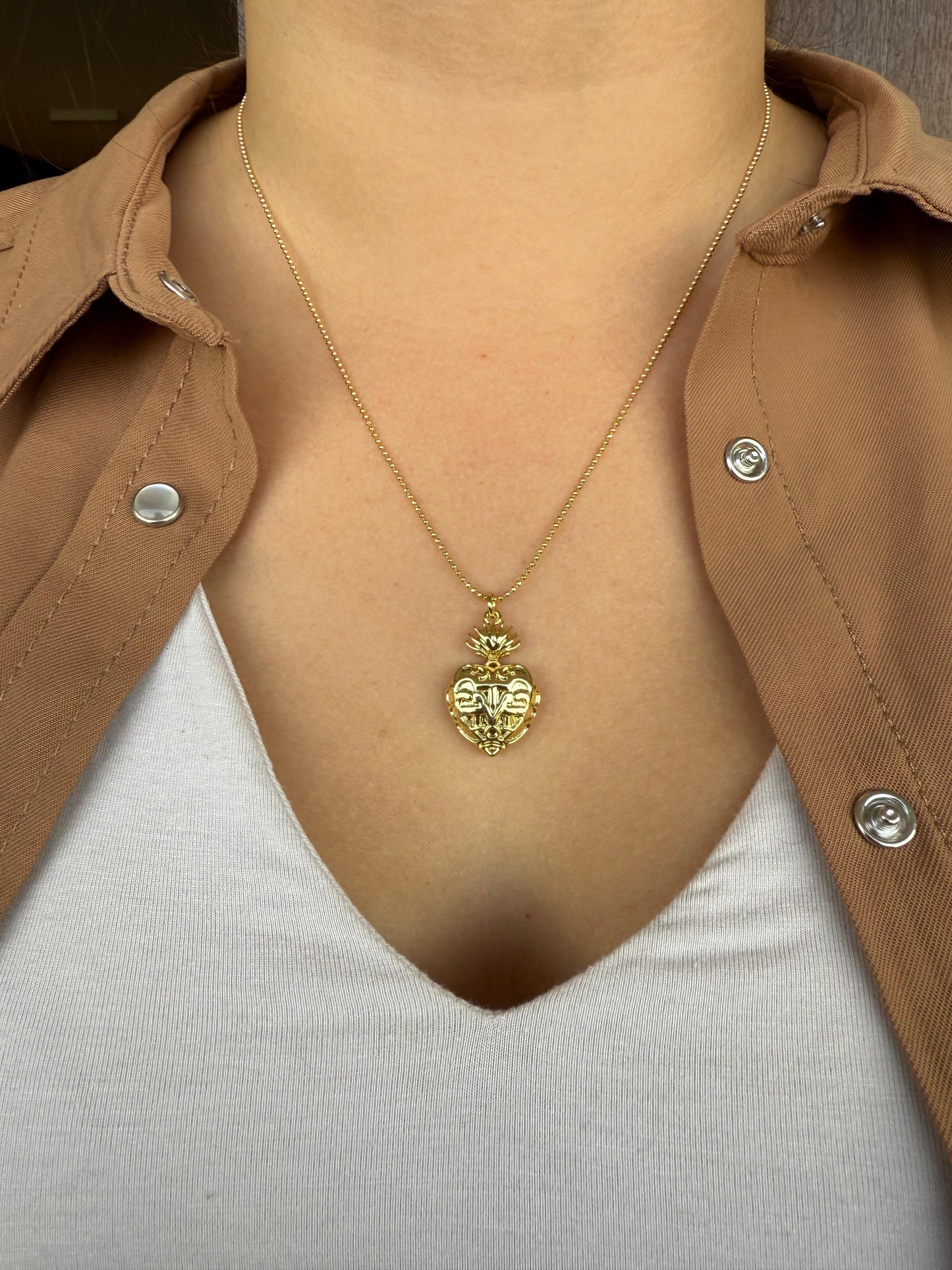 Colgante corazón detente